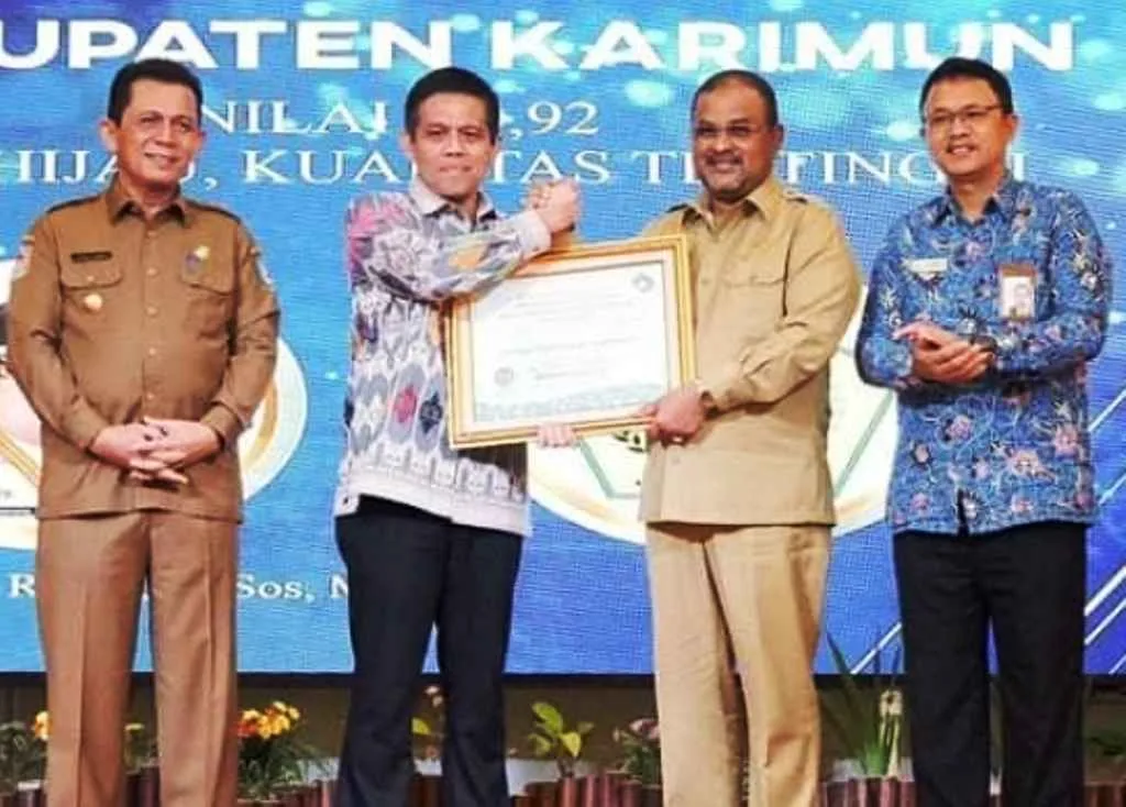 Pemkab Karimun Peringkat Pertama PKSPP Tahun 2022