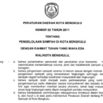 Perda Tentang Pengelolaan Sampah