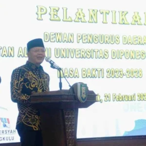Pengukuhan Pengurus DPD IKA UNDIP, Rohidin : Alumni Motor Penggerak Ekonomi