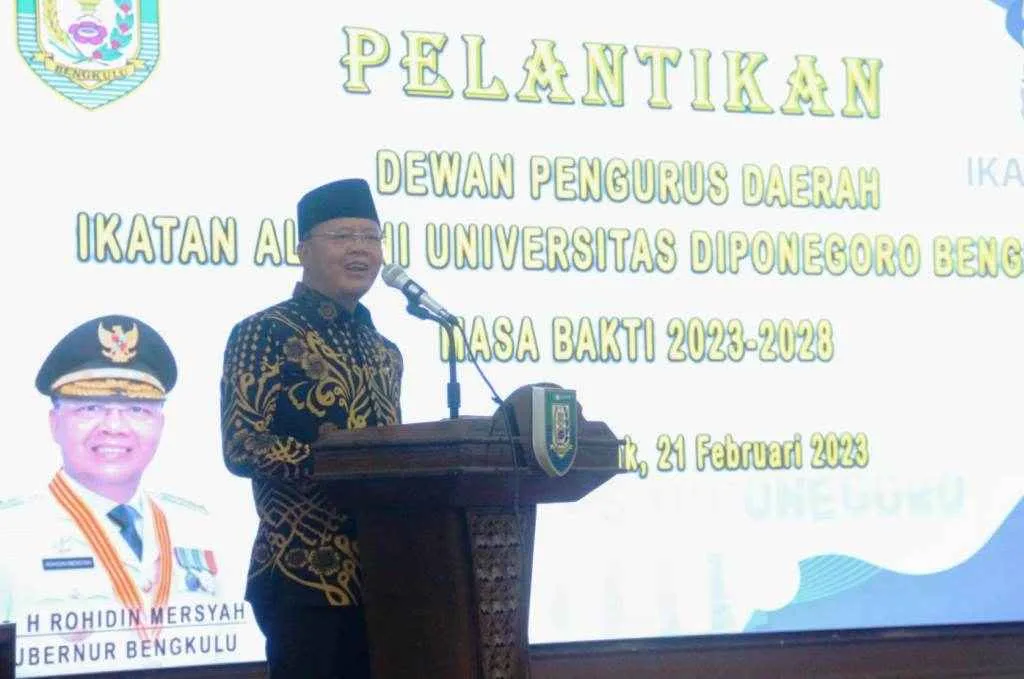 Pengukuhan Pengurus DPD IKA UNDIP, Rohidin : Alumni Motor Penggerak Ekonomi
