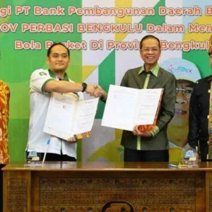 Perbasi dan Bank Bengkulu Teken MoU, Rohidin Ingin Basket Memasyarakat