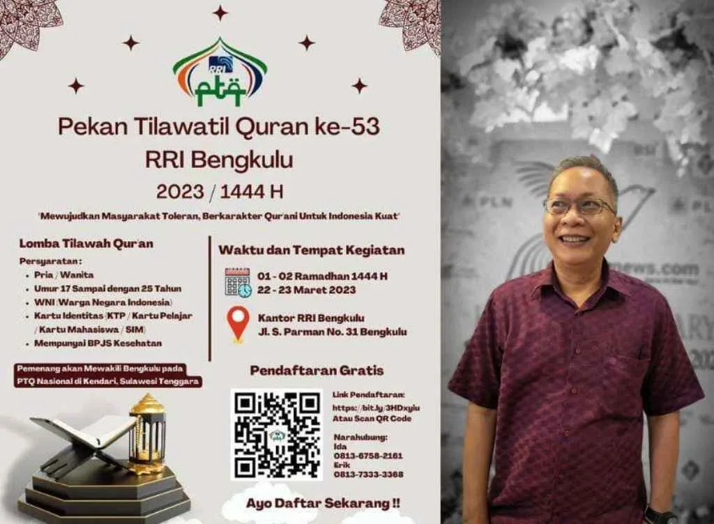 RRI Bengkulu Gelar PTQ, Bugi : Juara 1 Dikirim ke Kendari
