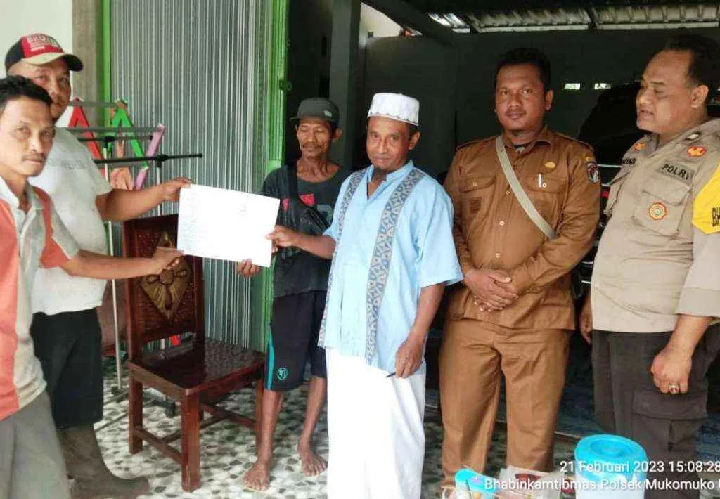Soal Sapi Masuk Pekarangan Warga, Bhabinkamtibmas Lakukan Problem Solving
