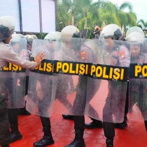 Tingkatkan Kemampuan, Samapta Polres Mukomuko Latihan Dalmas