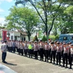 Amankan Unjuk Rasa, Polres Blitar Terjunkan 70 Personil 
