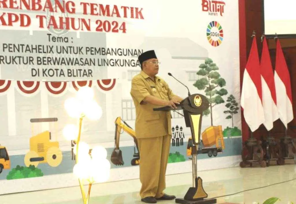 Buka Musrenbang Tematik 2024, Wali Kota Blitar Ingatkan Persoalan Sampah