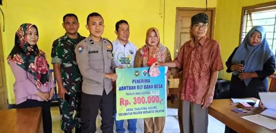 Bulan Ramadhan, KPM Tanjung Agung Mendapatkan BLT DD 3 Bulan