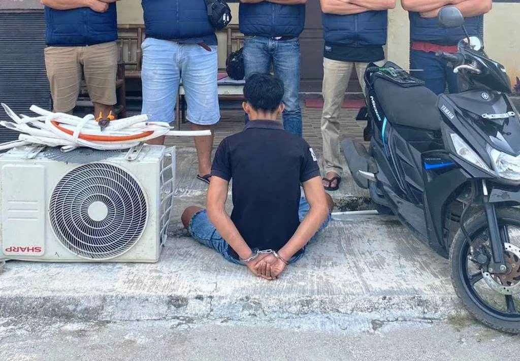 Curi 4 Unit Outdoor AC, Mahasiswa Ditangkap Polisi