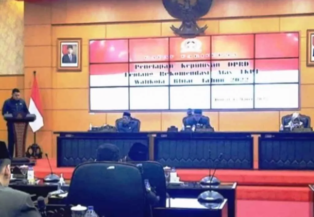 DPRD Kota Blitar Gelar Paripurna Terkait LKPJ Wali Kota 2022