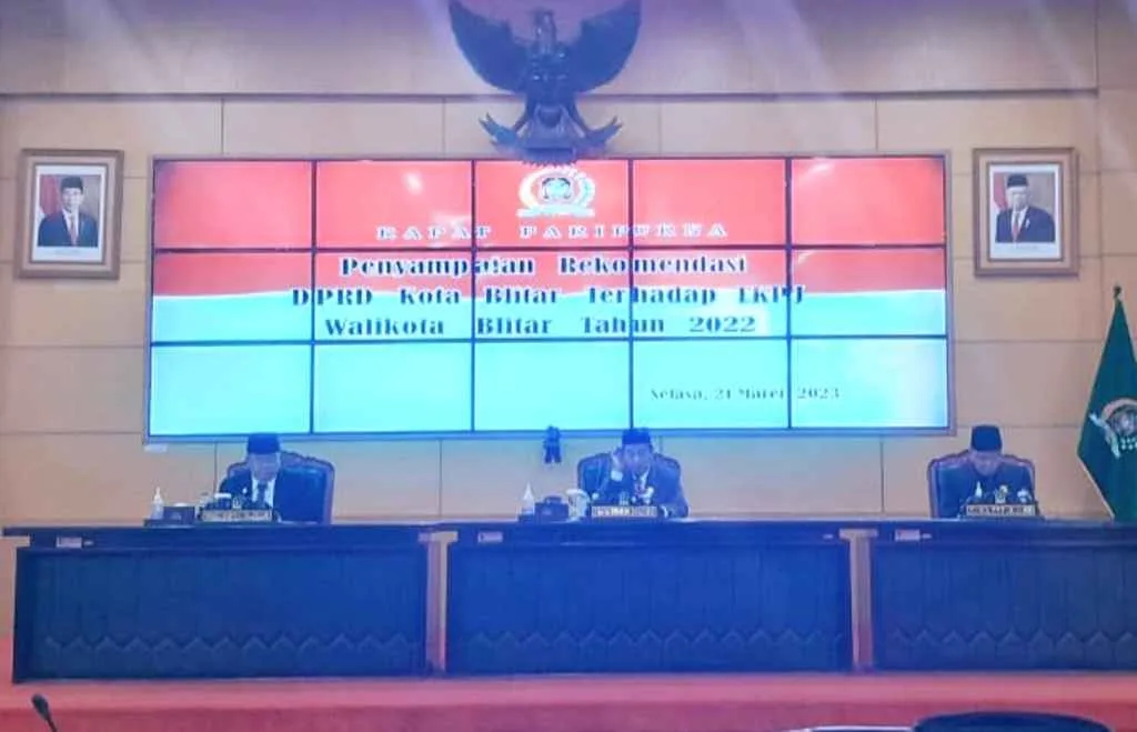 DPRD Kota Blitar Minta LKPJ Wali Kota Tahun 2022 Dilengkapi