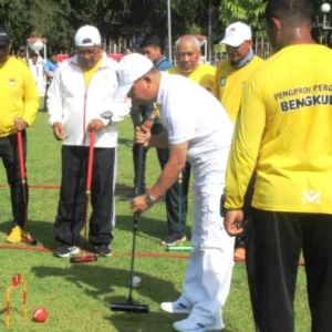 Gubernur Rohidin Imbau PERGATSI Bengkulu Fokus Jaring Bibit Atlet Gateball