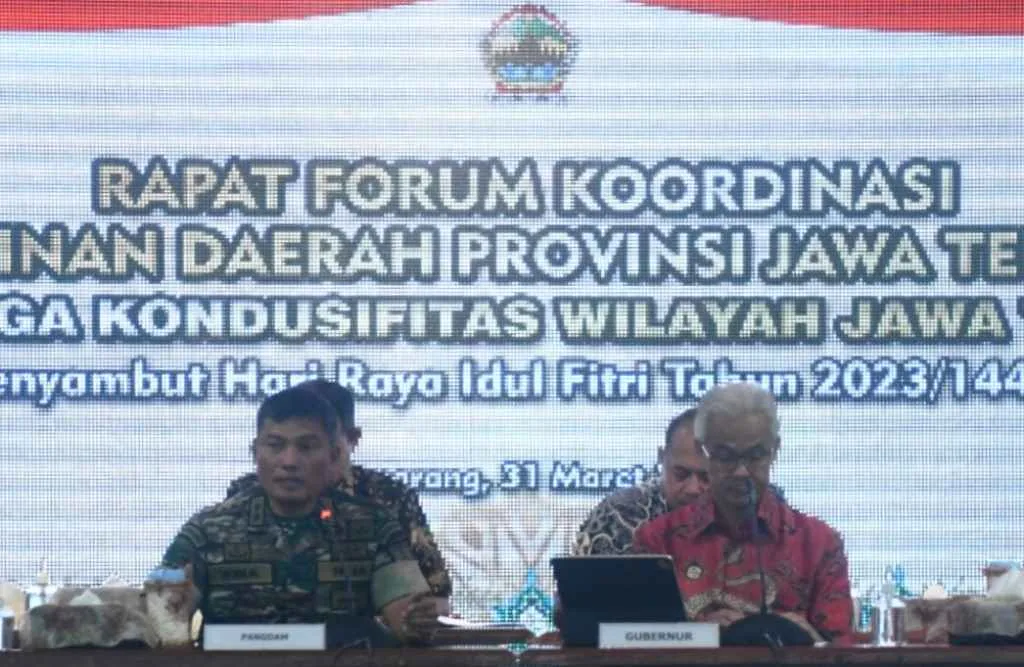 Hadiri Rakor Forkopimda Jateng, Pangdam IV/Diponegoro: Kami Siap Bantu