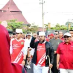 Jalan Bahagia Hari Jadi ke-304 Kota Bengkulu, Diiringi Lantunan Selawat Nabi