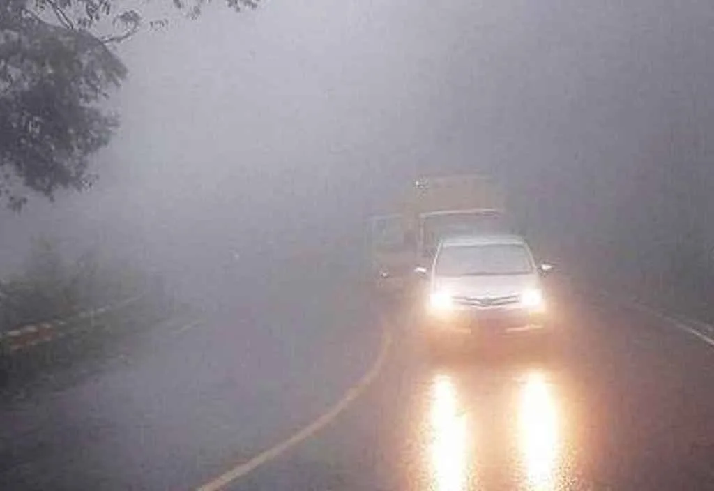 Jalan Licin Berkabut, Mobil Brio Nyungsep di Liku Sembilan