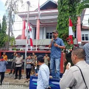 Jelang HUT Kabupaten Bengkulu Selatan, ASBS Gelar Demonstrasi