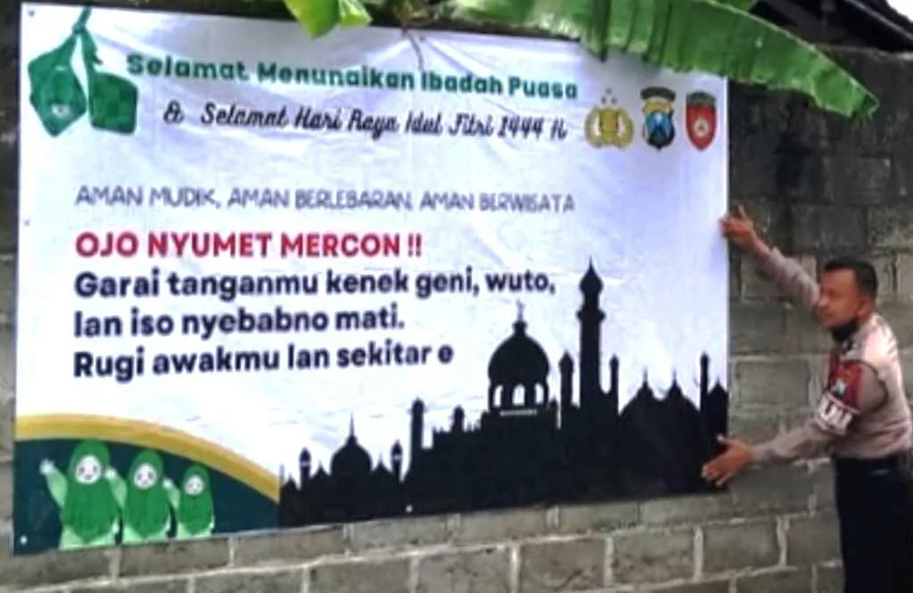 Jelang Ramadhan Polres Blitar Larang Masyarakat Bunyikan Petasan