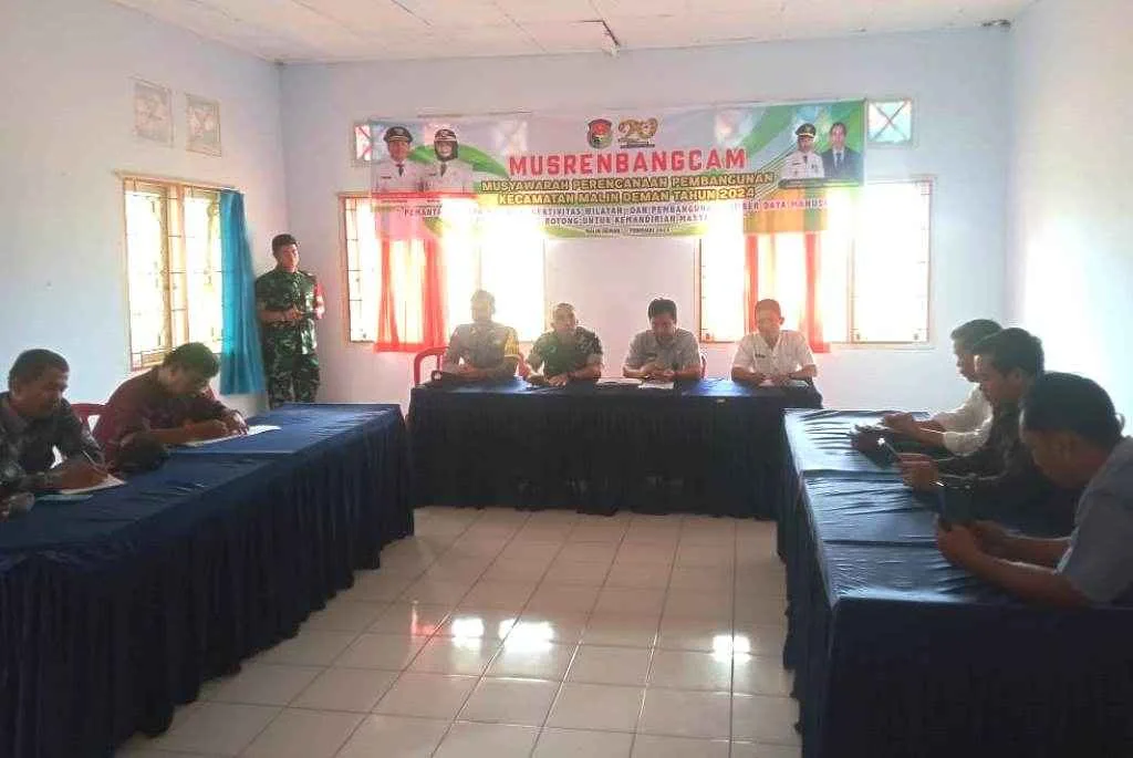 Kecamatan Malin Deman Gelar Raker Bahas Pembangunan Jembatan Sekubung