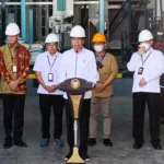 Presiden Jokowi Resmikan Pabrik Penggilingan Padi di Sragen