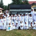 Ratusan Siswa TK dan PAUD Air Majunto Ikut Manasik Haji