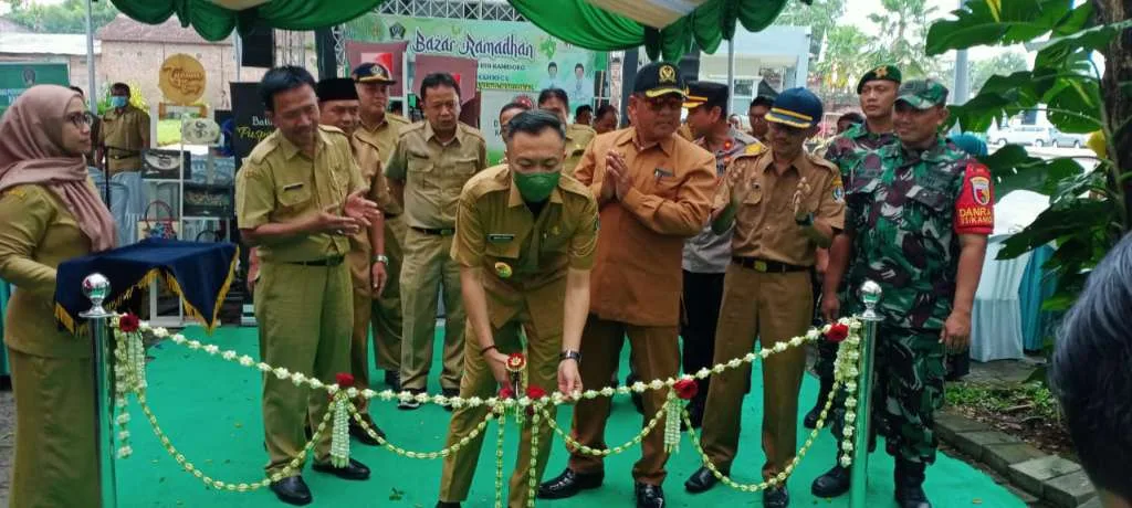 Resmi Buka Bazar Ramadhan, Wabup Blitar: Kita Genjot UMKM