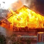 Sibuk Panen Padi, Rumah Petani ini Ludes Terbakar