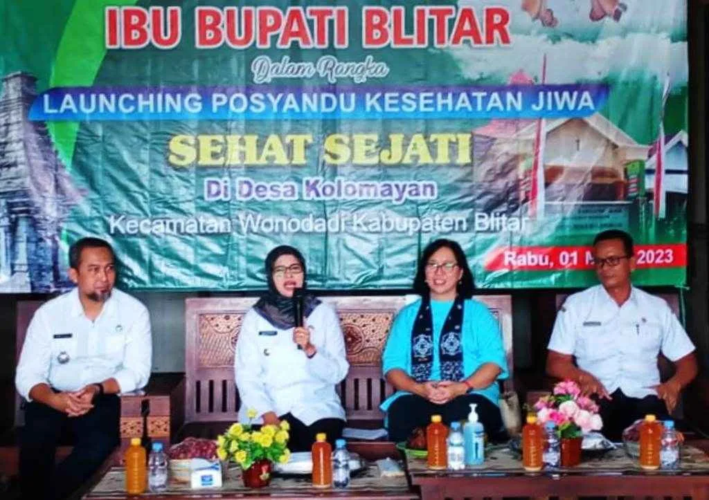 Tingkatkan Layanan Medis ODGJ, Bupati Blitar Resmikan Posyandu Kesehatan Jiwa