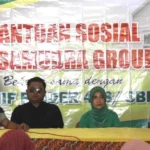 Yonif R 408/Suhbrastha Gandeng PT Samudra Group Bantu Korban Banjir