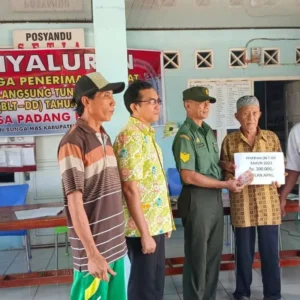 Bulan Ramadan, 21 KPM Desa Padang Bernai Dapatkan BLT