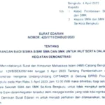 Demo Tolak UU Cipta Kerja, SE Larangan Dikbud Bengkulu Hingga Reaksi HMI