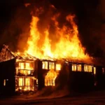 Diduga Korsleting Listrik, Rumah Warga Ipuh Ludes Terbakar