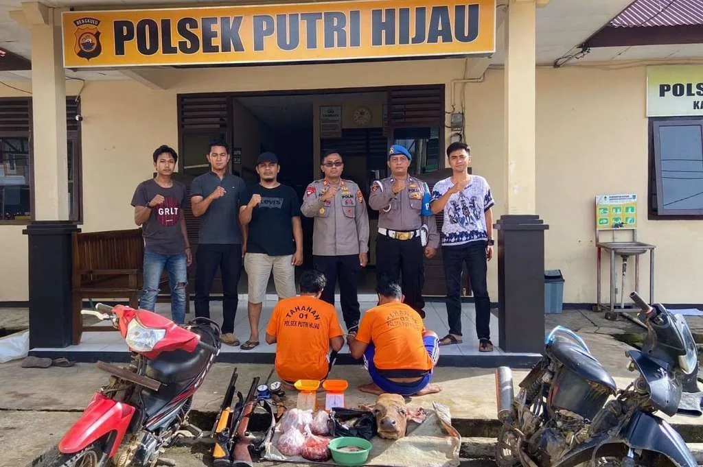 Gunakan Senapan PCP, 2 Pencuri Ternak Berhasil Diamankan