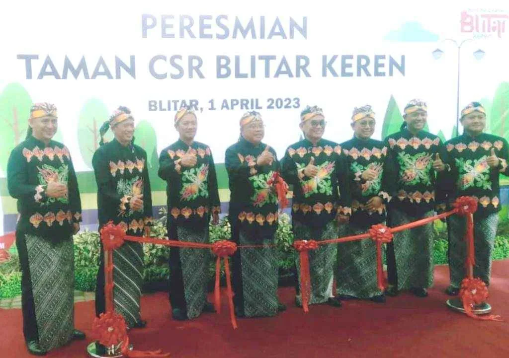 Manfaatkan CSR, Wali Kota Blitar Bangun Taman