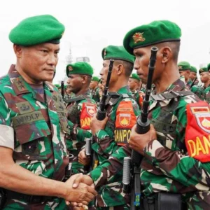 Pangdam IV/Diponegoro Hadiri Pelepasan Satgas Pamtas RI-PNG