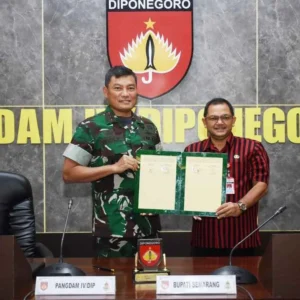 Pangdam IV/Diponegoro Tandatangan Perjanjian Revitalisasi Benteng Fort Willem I Ambarawa