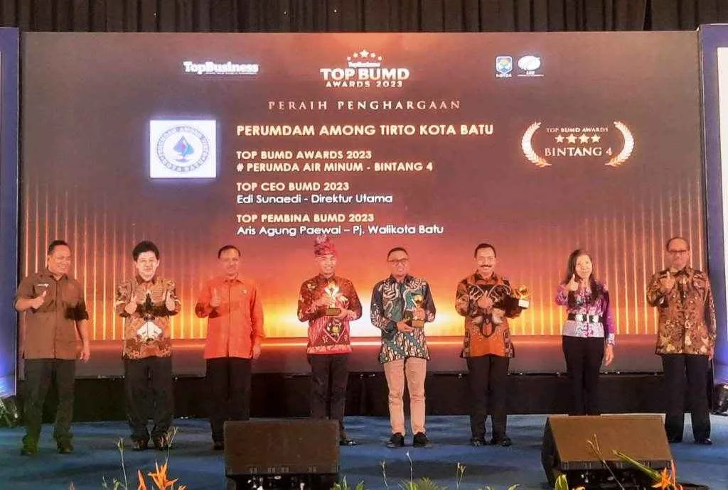 Pemkot Batu Raih Tiga Penghargaan TOP BUMD Awards 2023