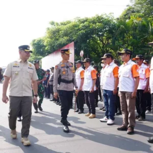 Polres Kota Batu dan Forkompimda Gelar Apel Pasukan Operasi Ketupat Semeru 2023