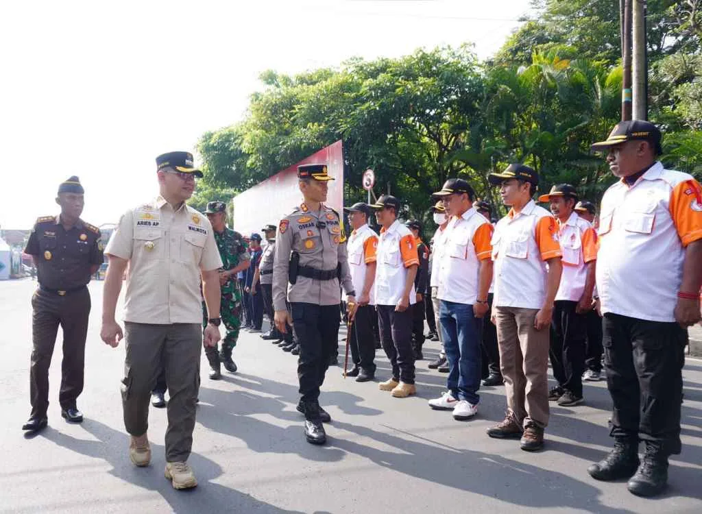 Polres Kota Batu dan Forkompimda Gelar Apel Pasukan Operasi Ketupat Semeru 2023