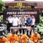 Polres Malang Ringkus 10 Pelaku Curanmor di 45 TKP