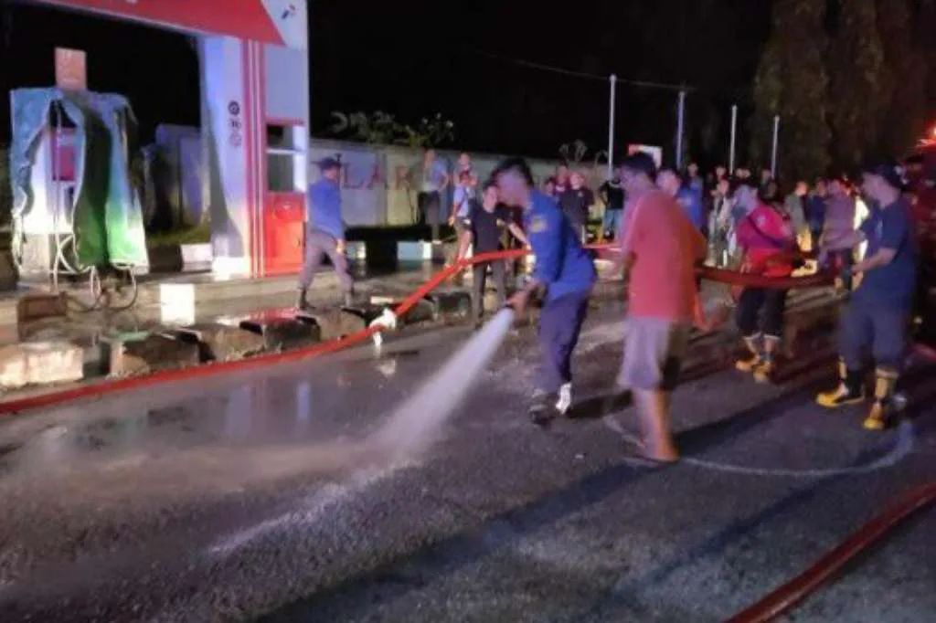 SPBU Tanjung Raman Bengkulu Selatan Nyaris Ludes Terbakar, ini Penyebabnya