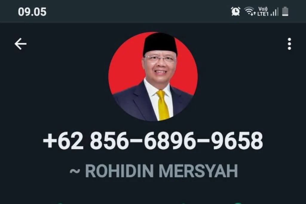 Waspada, Foto Dan Nama Gubernur Rohidin Mersyah Dijadikan Modus Penipuan