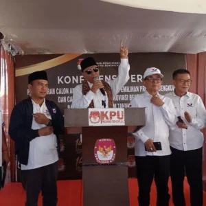 DPW Perindo Bengkulu Antarkan Dokumen Bacaleg ke KPU