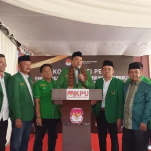 DPW PPP Bengkulu Antarkan Berkas ke KPUD, Kuota Perempuan Capai 50 Persen