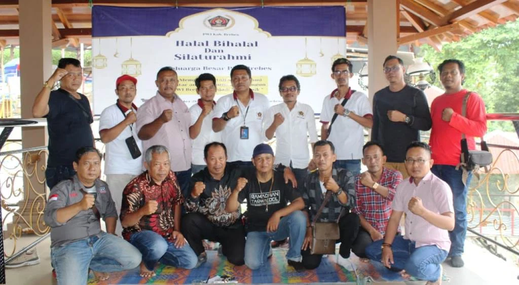 Keluarga Besar PWI Brebes Gelar Halal Bihalal dan Silahturahmi