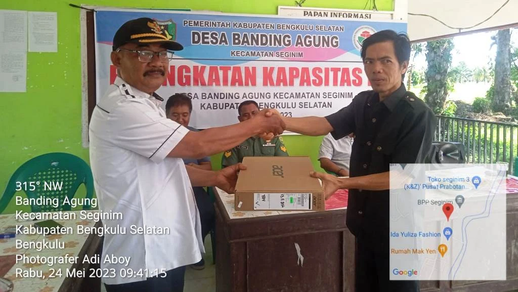 Pemdes Banding Agung Laksanakan Pelatihan Peningkatan Kapasitas BPD Tahun 2023