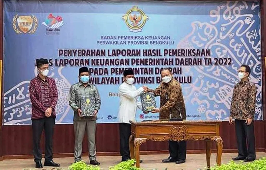Pemkab Lebong Kembali Dianugrahi WTP ke-7 Oleh BPK RI Provinsi Bengkulu