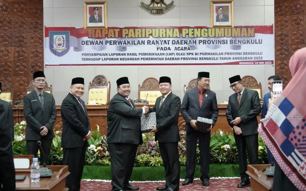 Pemprov Bengkulu Kembali Raih WTP ke-6 Kalinya dari BPK RI Provinsi Bengkulu