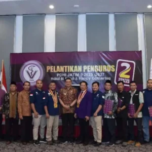 Wabup Malang Hadiri Pelantikan Pengurus PDHI Cabang Jawa Timur 2 Periode 2023-2027