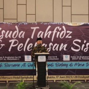 Buka Kegiatan Wisuda Tahfidz Yayasan Al-Hasanah, Ini pesan Gubernur Rohidin