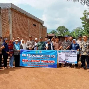 Cegah Stunting Pemdes Lebong Tambang Bangun Drainase