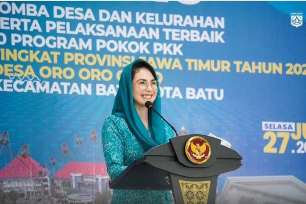Dalam Rangka Penilaian Lomba Desa, TP PKK Provinsi Kunjungi Desa Oro-oro Ombo